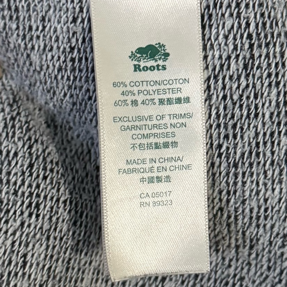 Roots Original Kanga Hoodie, Black Pepper, S - Picture 6 of 6
